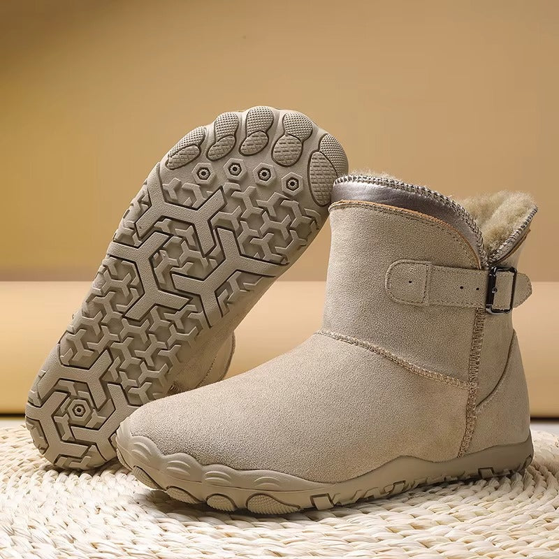 Ankle Boots Women Choose for Winter Comfort in Sandstone Beige