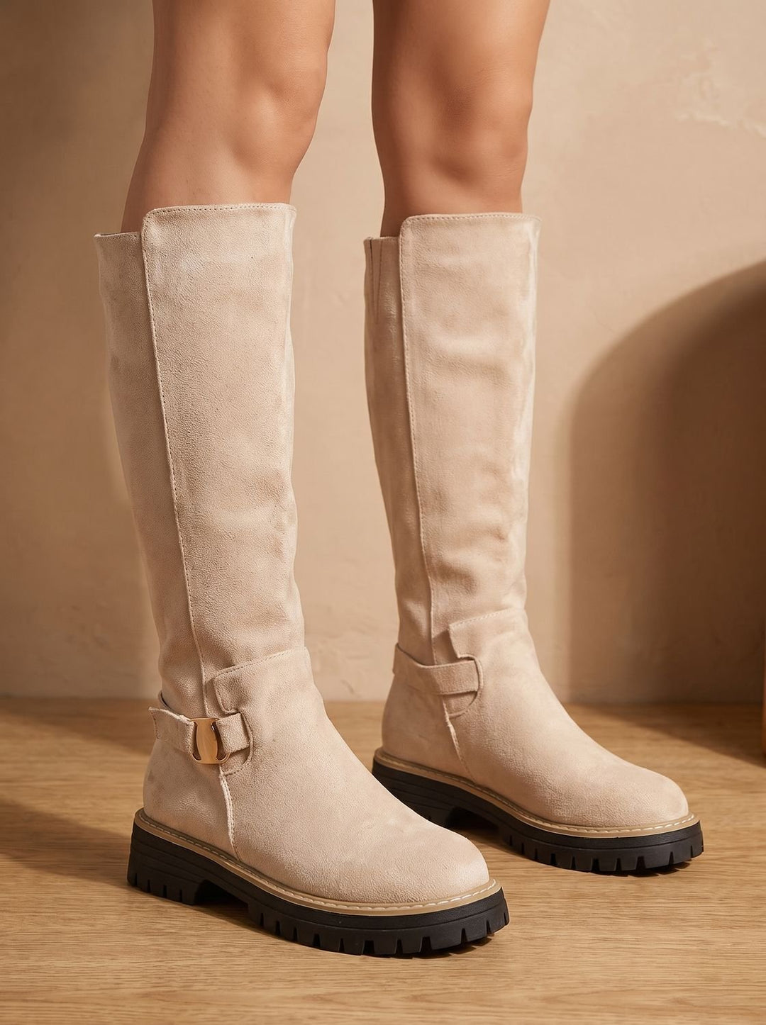 Black Knee High Boots for Casual Professional Wear (12)
