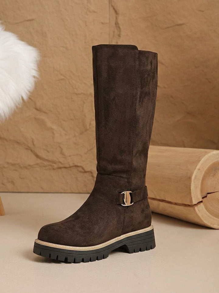 Black Knee High Boots for Casual Professional Wear (13)
