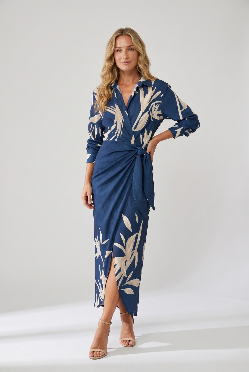 Effortless Wedding Guest Dress Maxi Wrap (2)