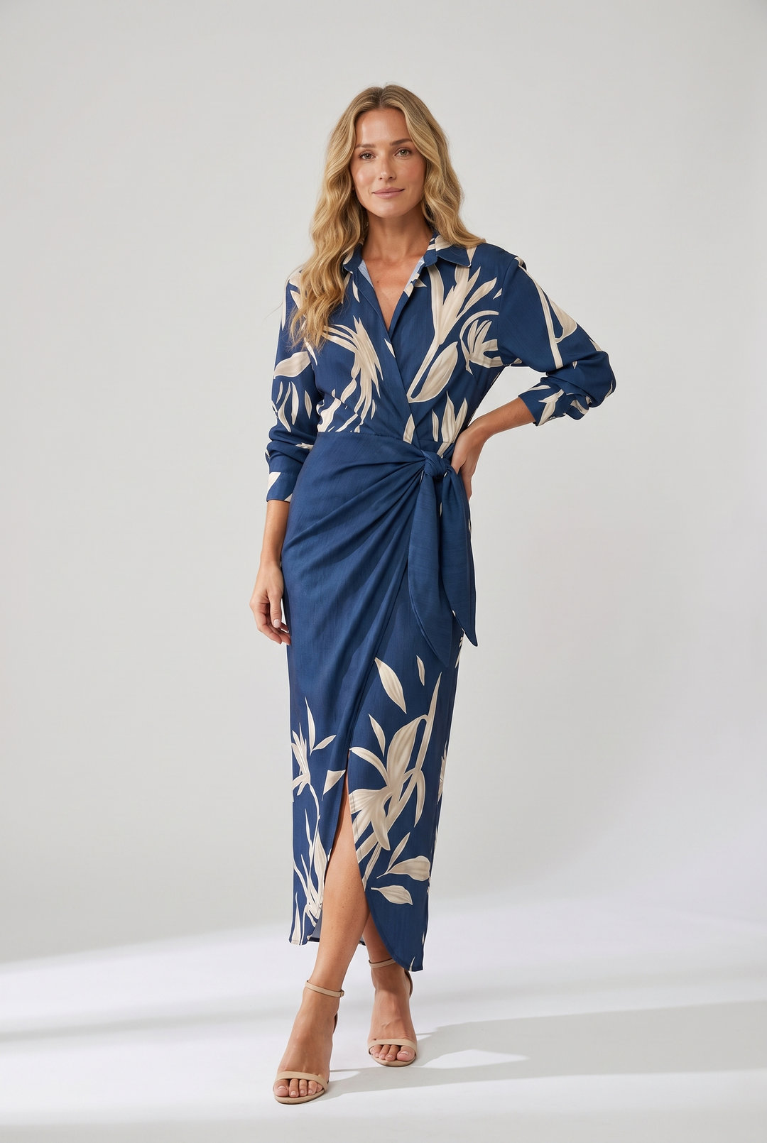 Effortless Wedding Guest Dress Maxi Wrap (2)