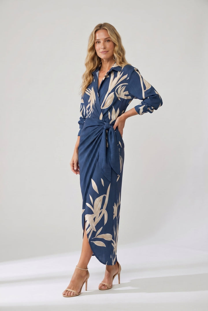 Effortless Wedding Guest Dress Maxi Wrap (3)