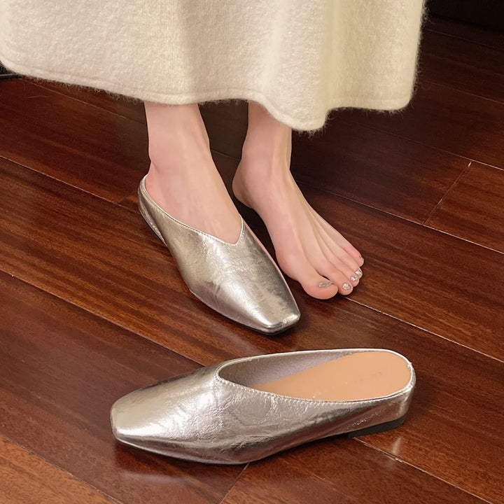Lightweight Women's Ballet Flats in Vegan Leather (9)