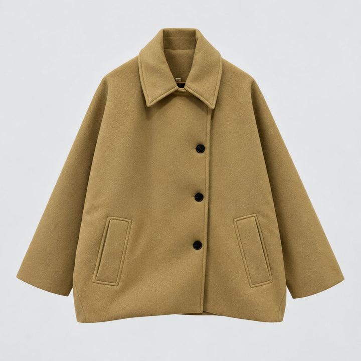 Oversized Women's Trench Coat for Autumn Layering in Brown