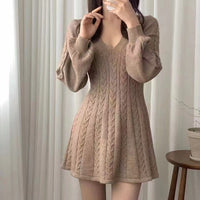 Olivia | Women's A-Line Knitted Jumper Dress for Winter