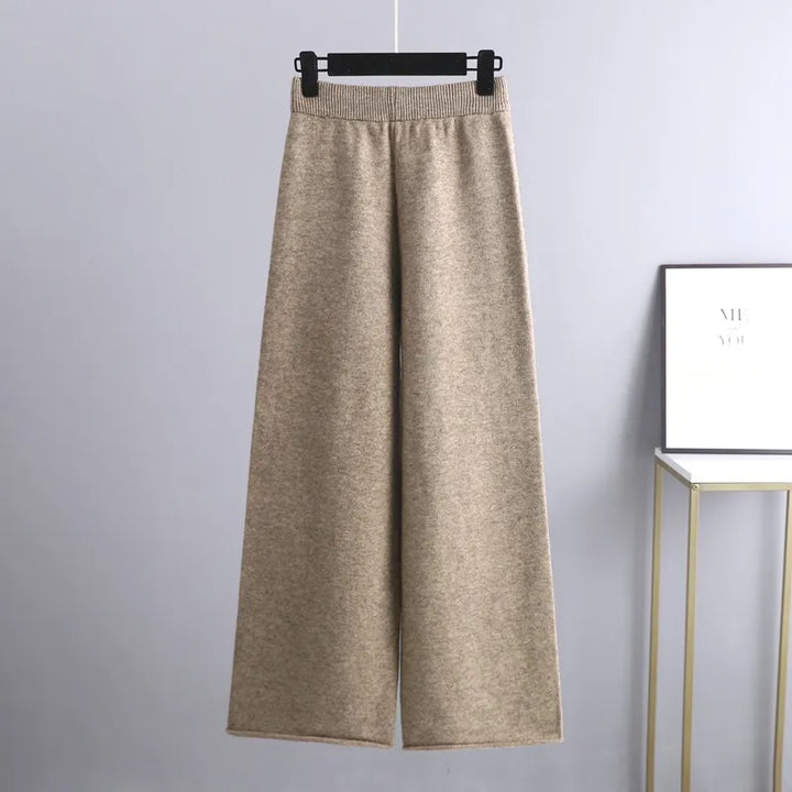 Women's Autumn Cable Knit Jumper Dress Set (8)