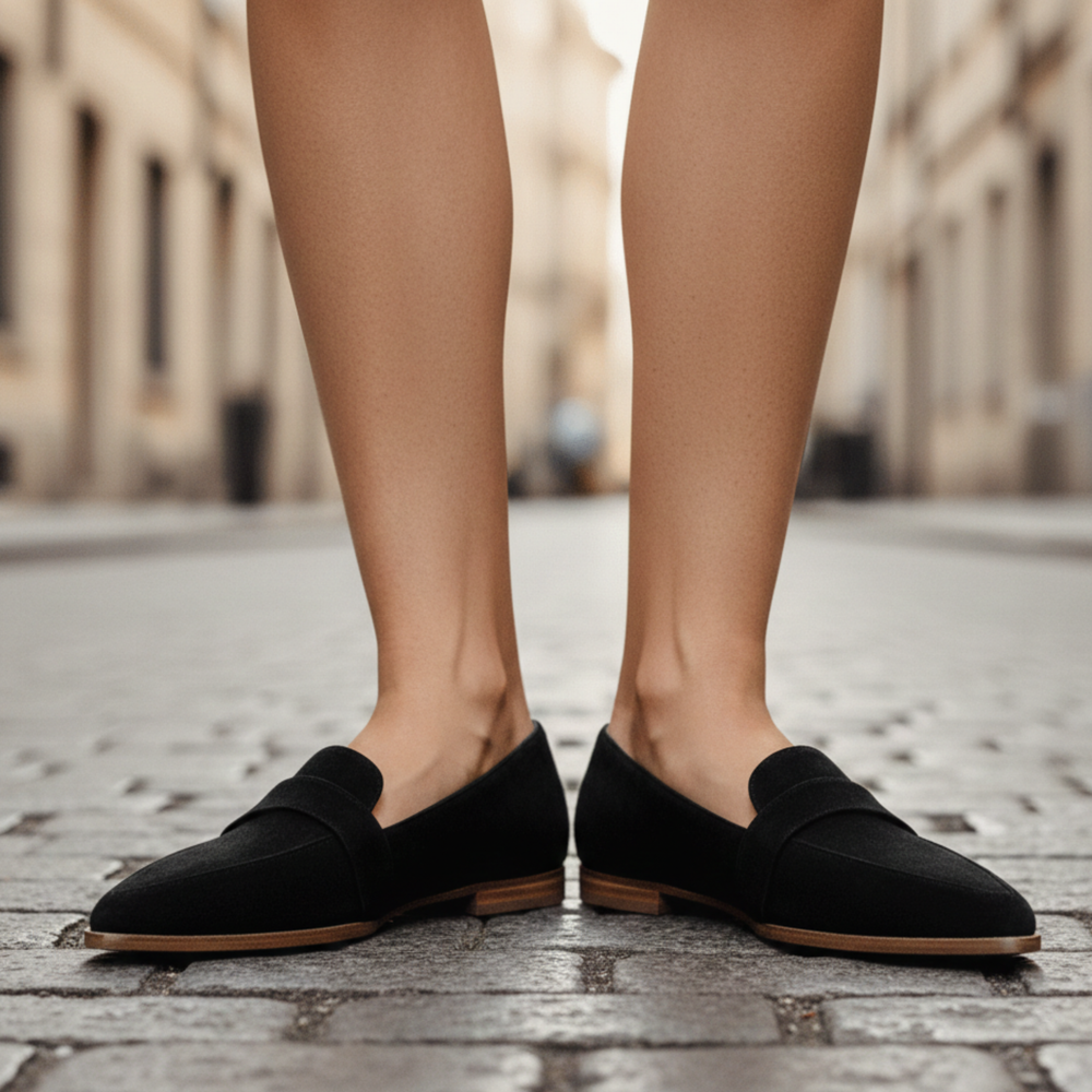 Women's Ballet Flats for Everyday and Work in Black