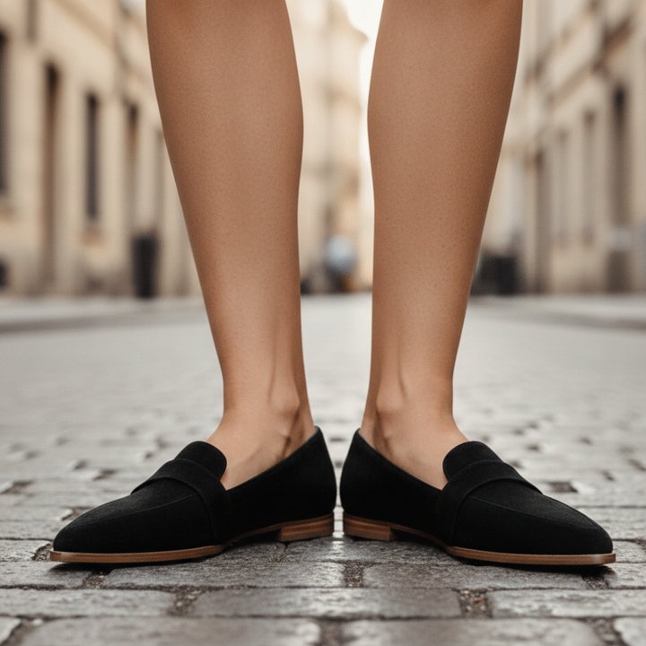 Women's Ballet Flats for Everyday and Work in Black