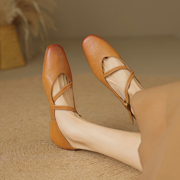 Women's Ballet Flats in Premium Leather (2)