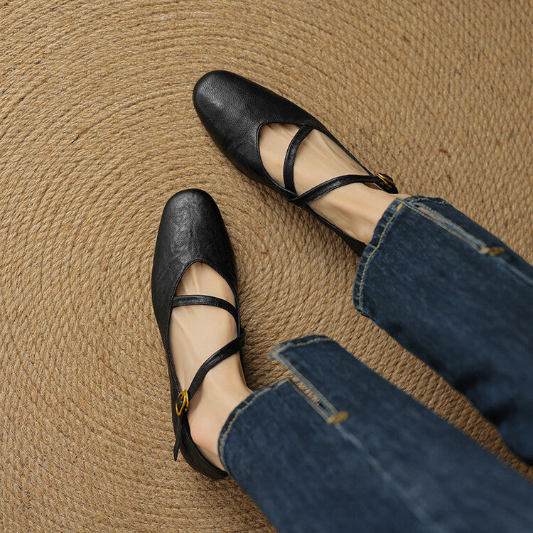 Women's Ballet Flats in Premium Leather (5)
