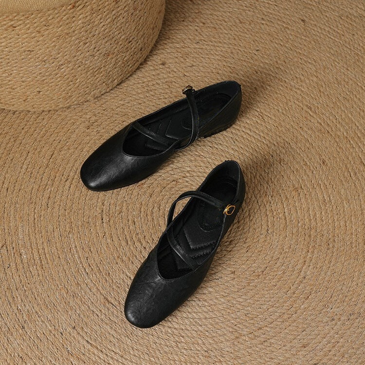 Women's Ballet Flats in Premium Leather (6)