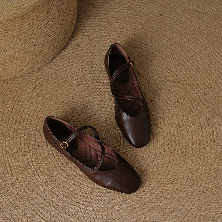 Women's Ballet Flats in Premium Leather (8)