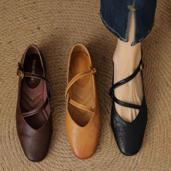 Women's Ballet Flats in Premium Leather (9)