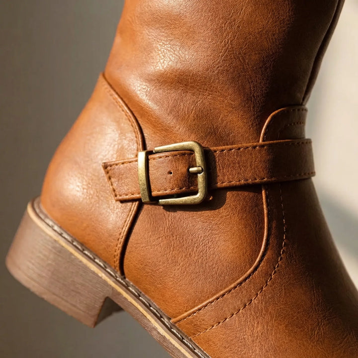 Women's Black Knee High Boots for Work (6)