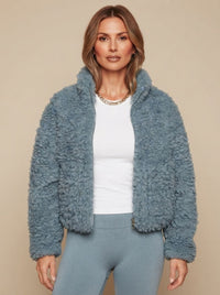 Olivia | Women's Cozy Sherpa Winter Coat for Layering
