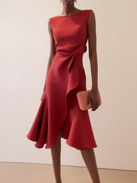 Beatrice | Women's Elegant Asymmetric Wedding Guest Dress