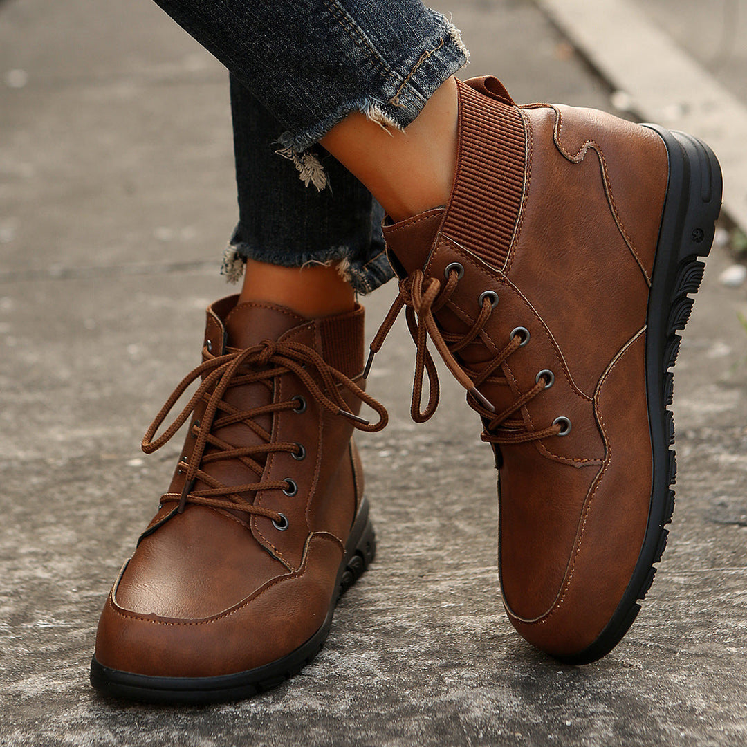Women's Everyday Lace-Up Ankle Boots (4)