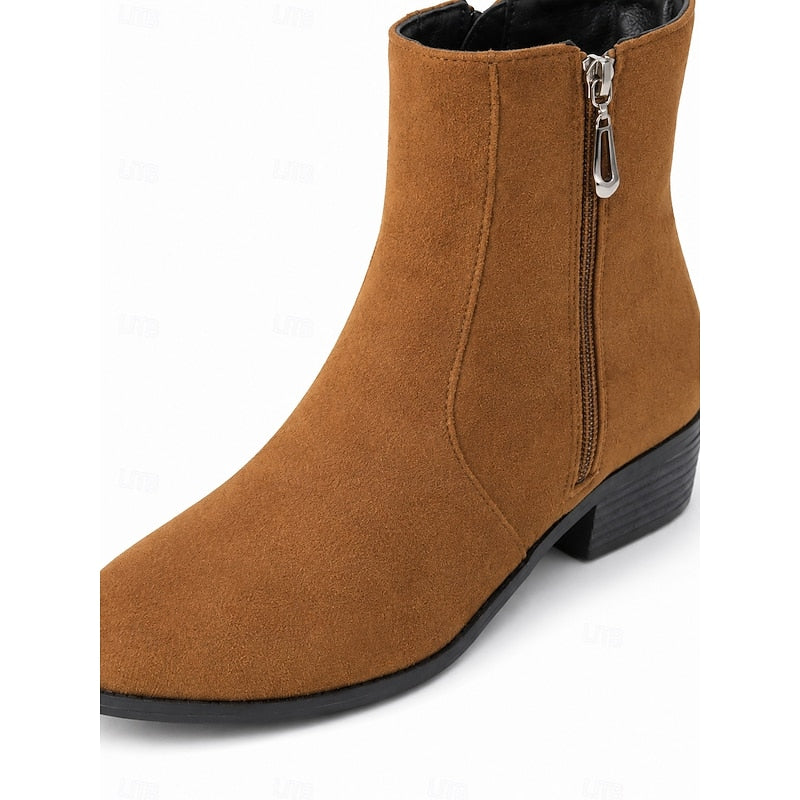 Women's Knee High Boots with Block Heel (5)