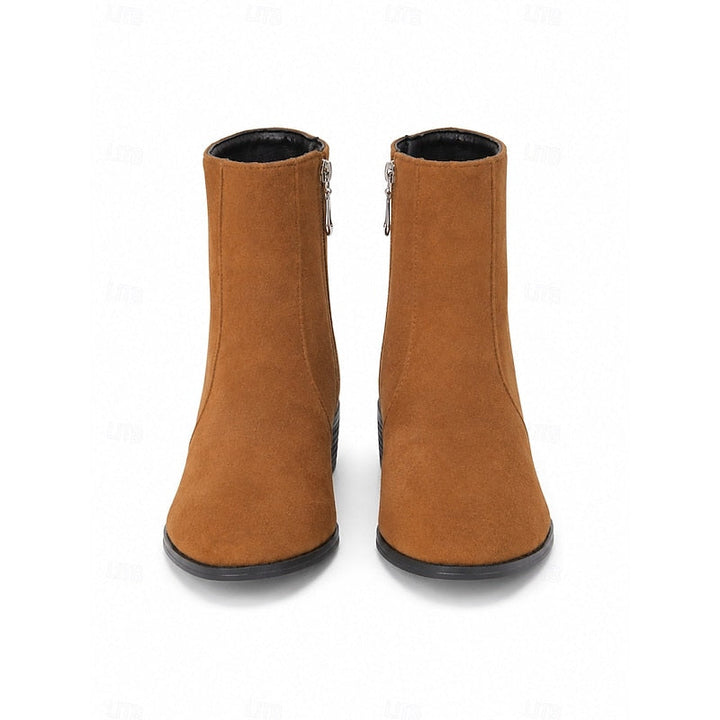 Women's Knee High Boots with Block Heel (7)
