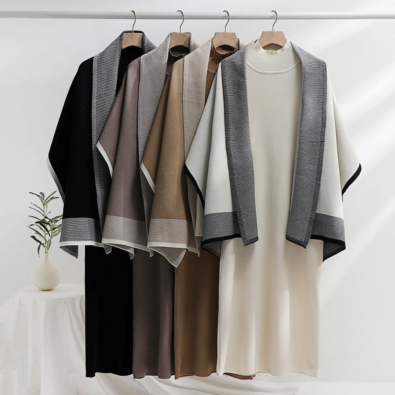 Women's Knit Mock-Neck Midi Jumper Dress (5)