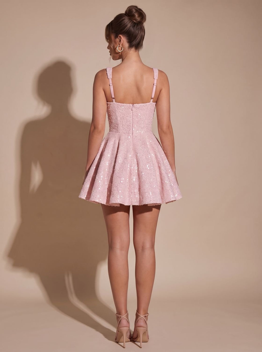 Women's Mini Sequin Christmas Party Dress (5)