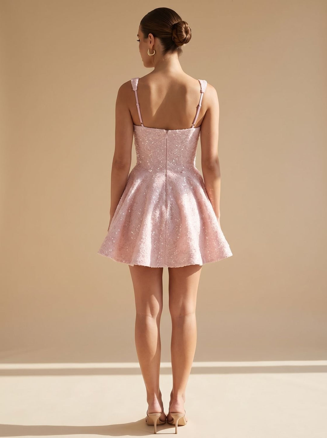 Women's Mini Sequin Christmas Party Dress (7)