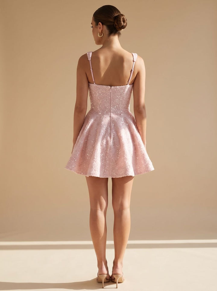 Women's Mini Sequin Christmas Party Dress (7)