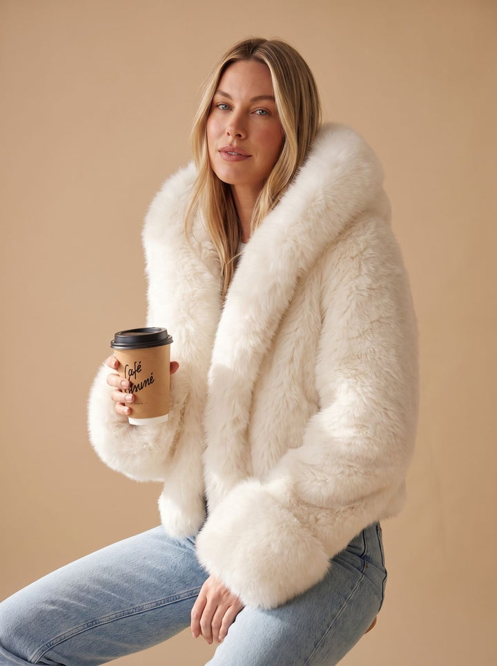 Women's Oversized Hooded Faux Fur Winter Coat (12)