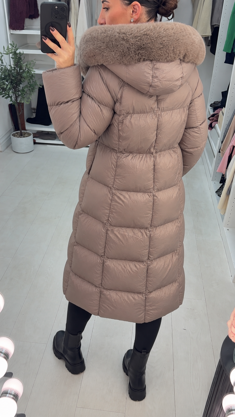 Women's Padded Winter Trench Coat (3)