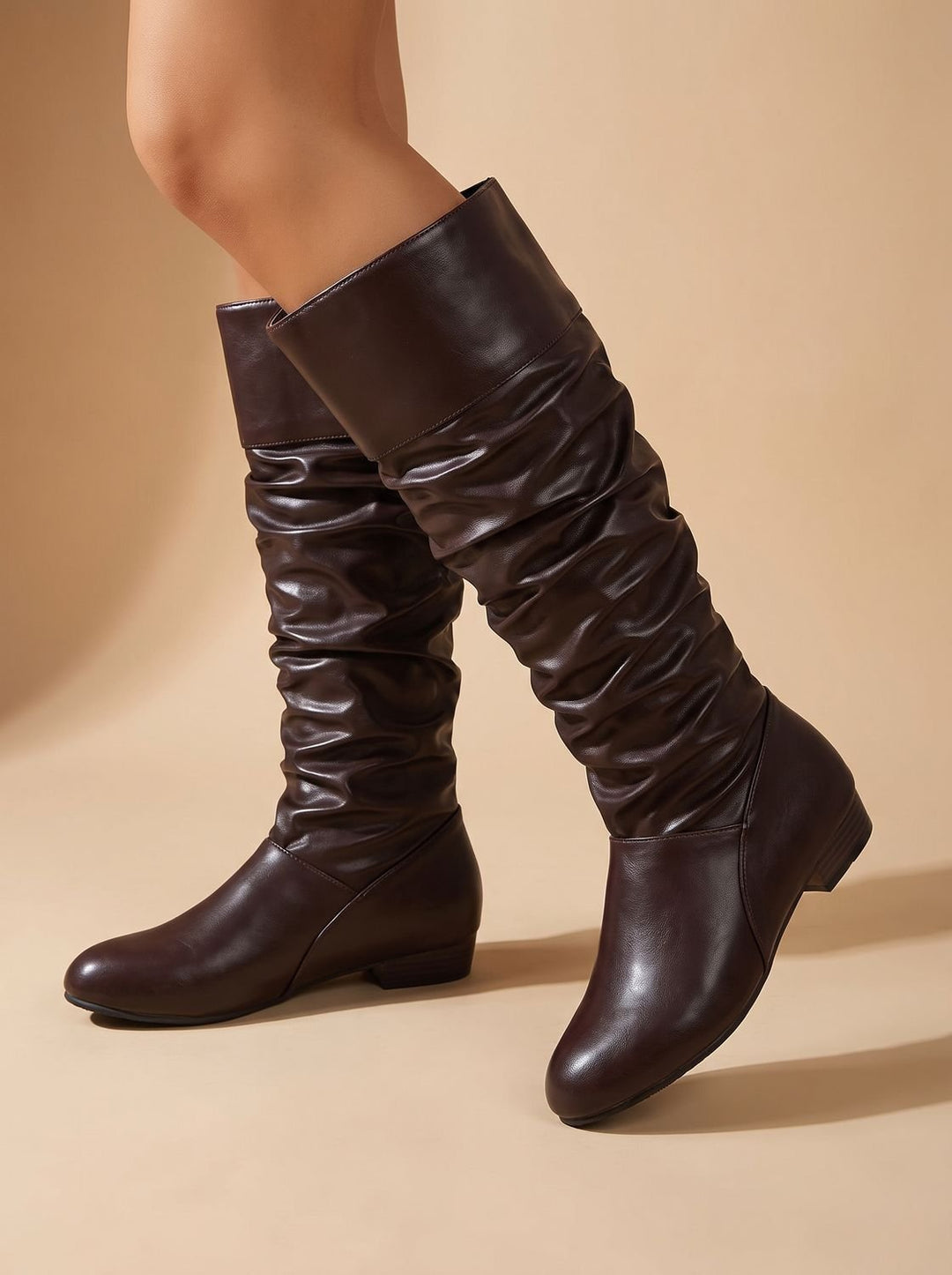 Women's Pointed-Toe Knee High Boots for Fall (3)
