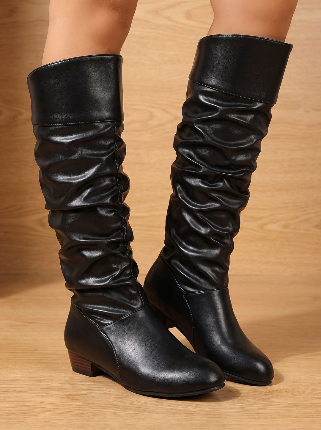 Women's Pointed-Toe Knee High Boots for Fall (4)
