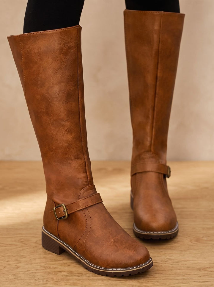 Women's Polished Knee High Boots for Fall (3)