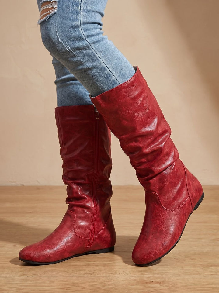 Women's Relaxed Casual Knee High Boots (10)