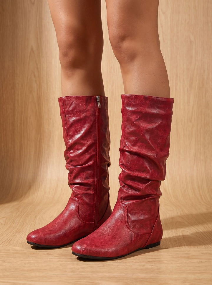Women's Relaxed Casual Knee High Boots (16)
