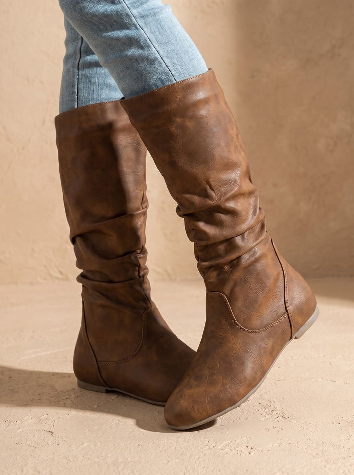 Women's Relaxed Casual Knee High Boots (3)