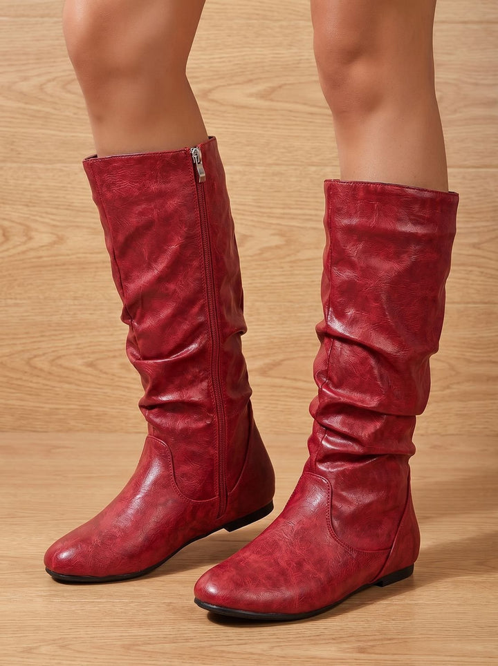 Women's Relaxed Casual Knee High Boots (8)