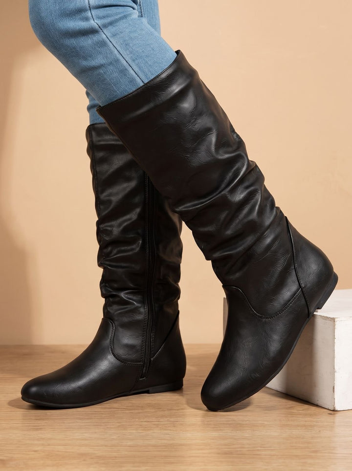 Women's Relaxed Casual Knee High Boots (9)