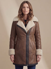 Florence | Women's Trench Coat in Leather for Winter