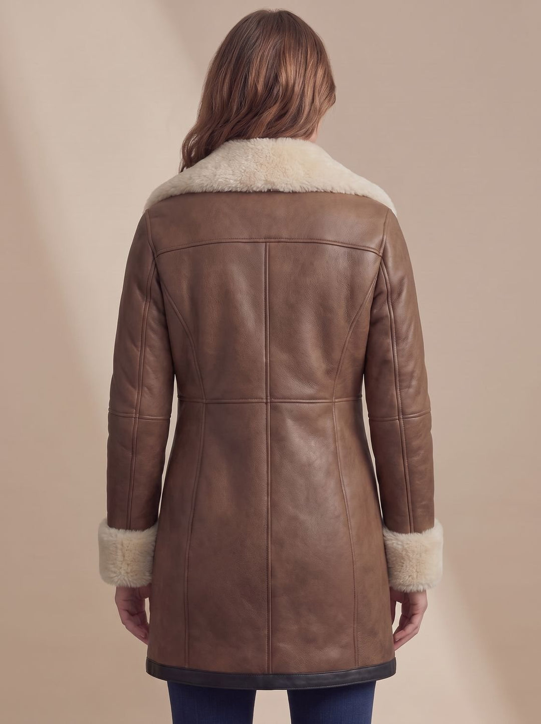 Women's Trench Coat in Leather for Winter (4)