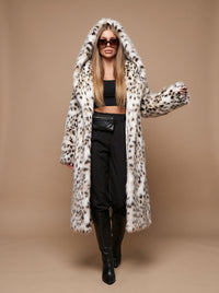 Elodie | Women's Trench Coat Leopard Print for Winter