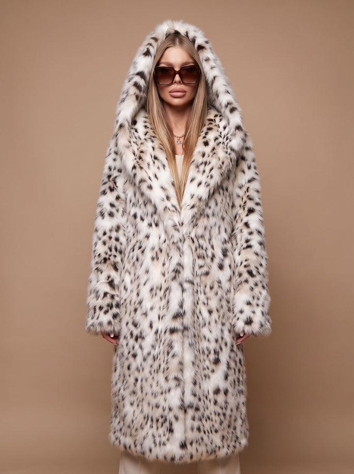 Women's Trench Coat Leopard Print for Winter (3)
