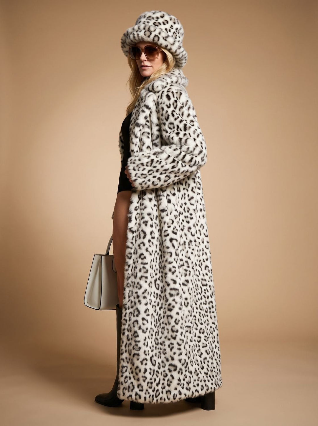 Women's Trench Coat Leopard Print for Winter (5)