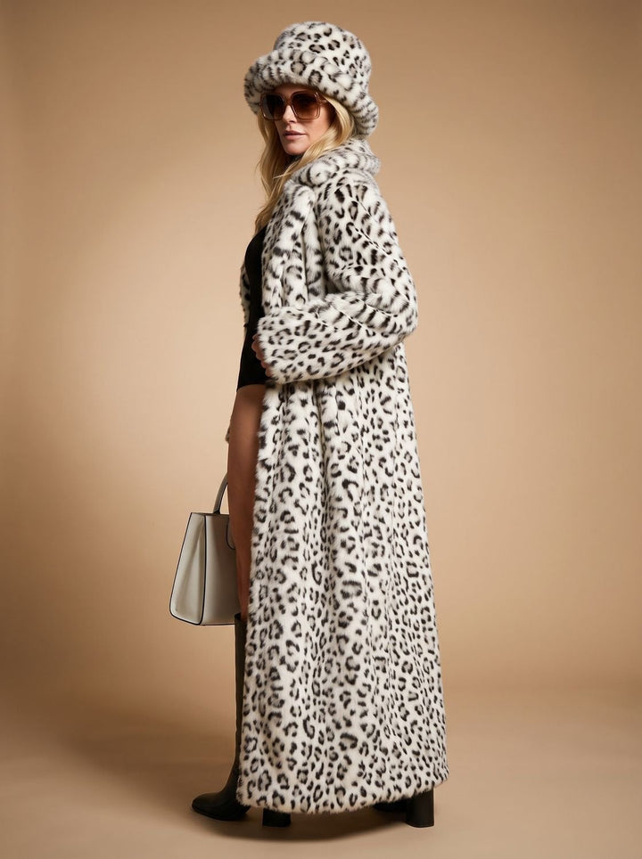 Women's Trench Coat Leopard Print for Winter (5)