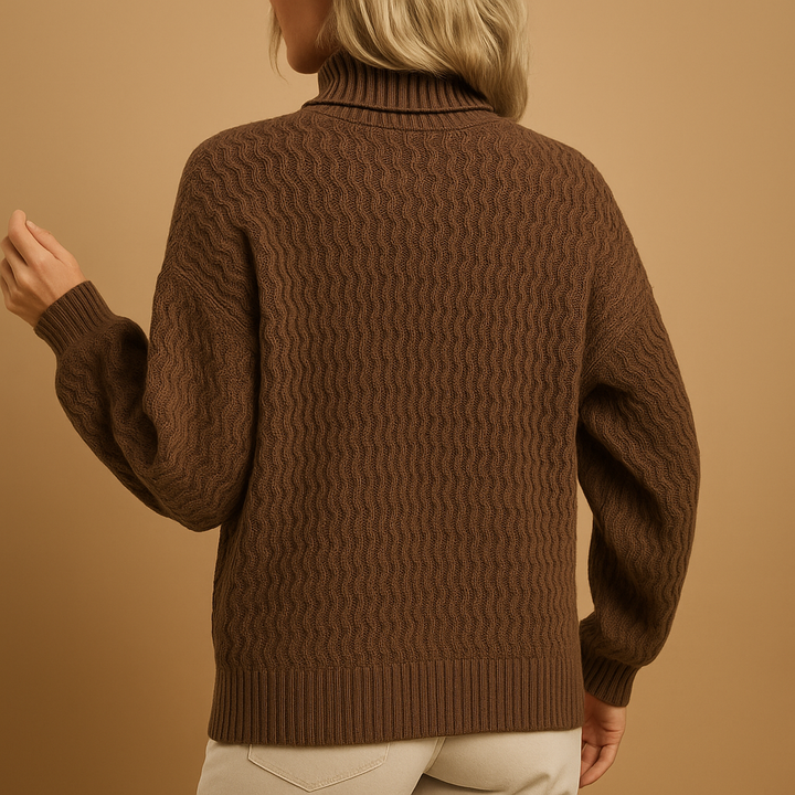Women's Turtleneck Knit Jumper for Workday Wear (3)