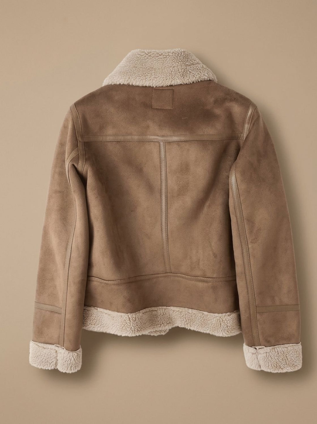 Women's Winter Coat Aviator with Faux Shearling (4)